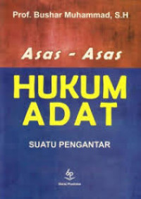 Image of Asas-asas Hukum Adat - Suatu Pengantar