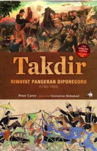 Image of Takdir - Riwayat Pangeran Diponegoro